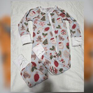 Caden Lane Christmas Cookie Convertible Zip Romper